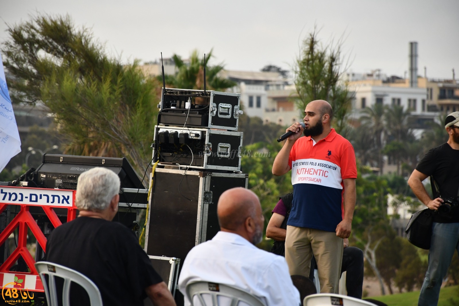 الفيديو الكامل لخطبة صلاة العيد في متنزه العجمي بيافا